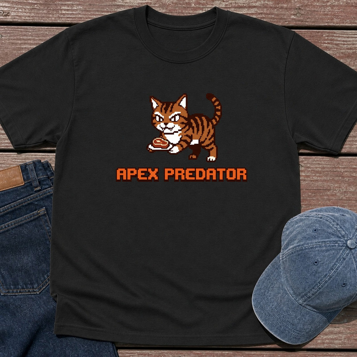 Apex Kitty T-Shirt - Black