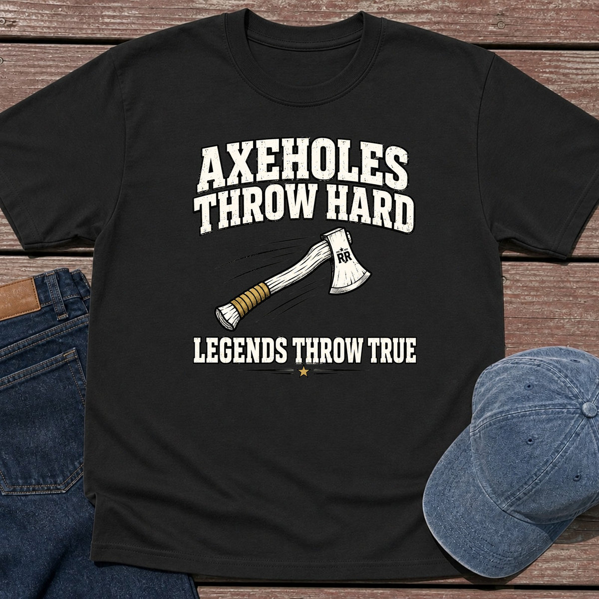 Axeholes v. Legends T-Shirt - Black