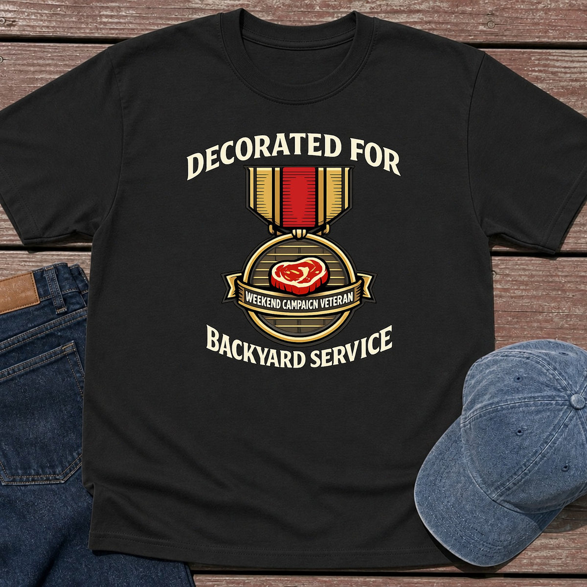 Backyard Service T-Shirt - Black