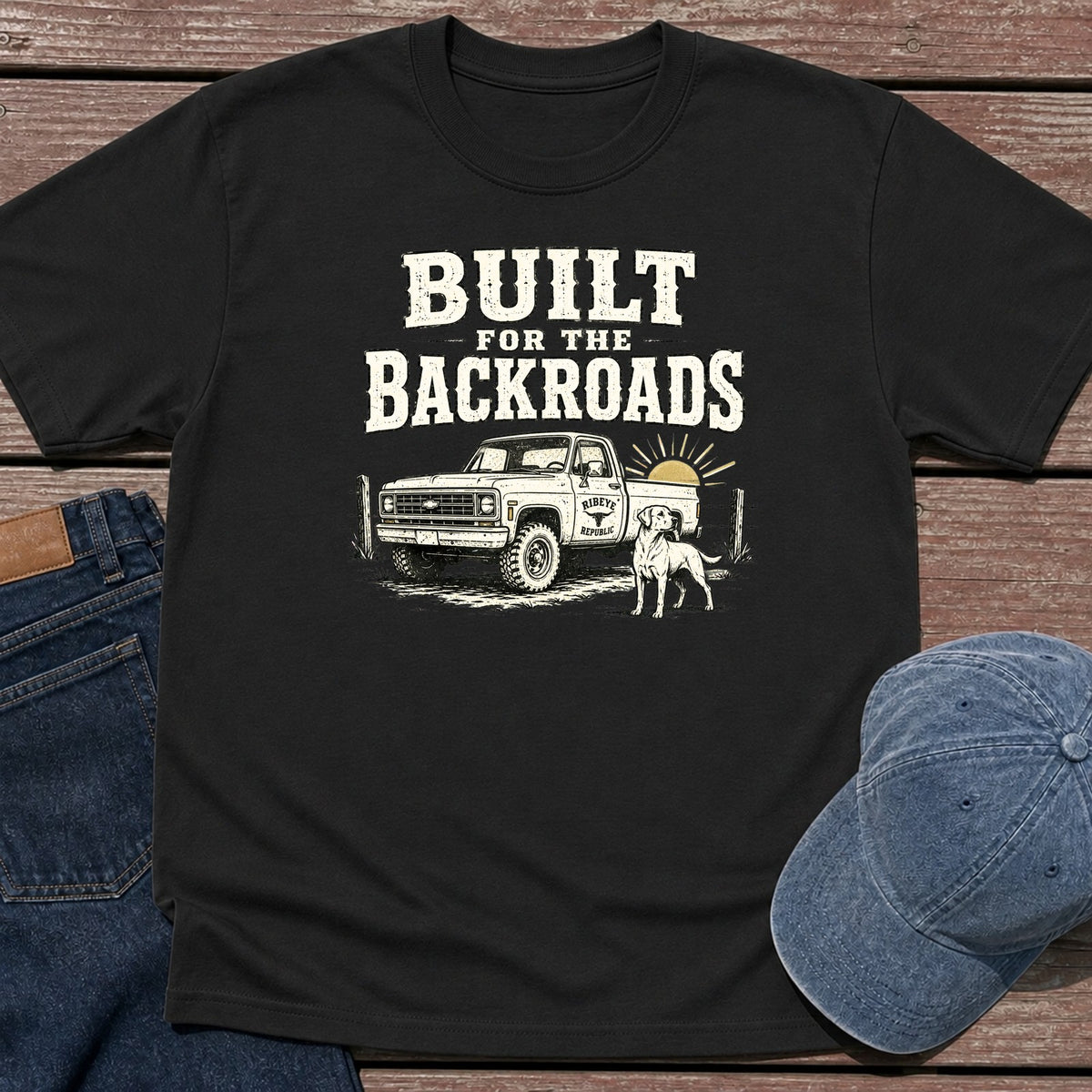 Backroads 4X4 T-Shirt - Black