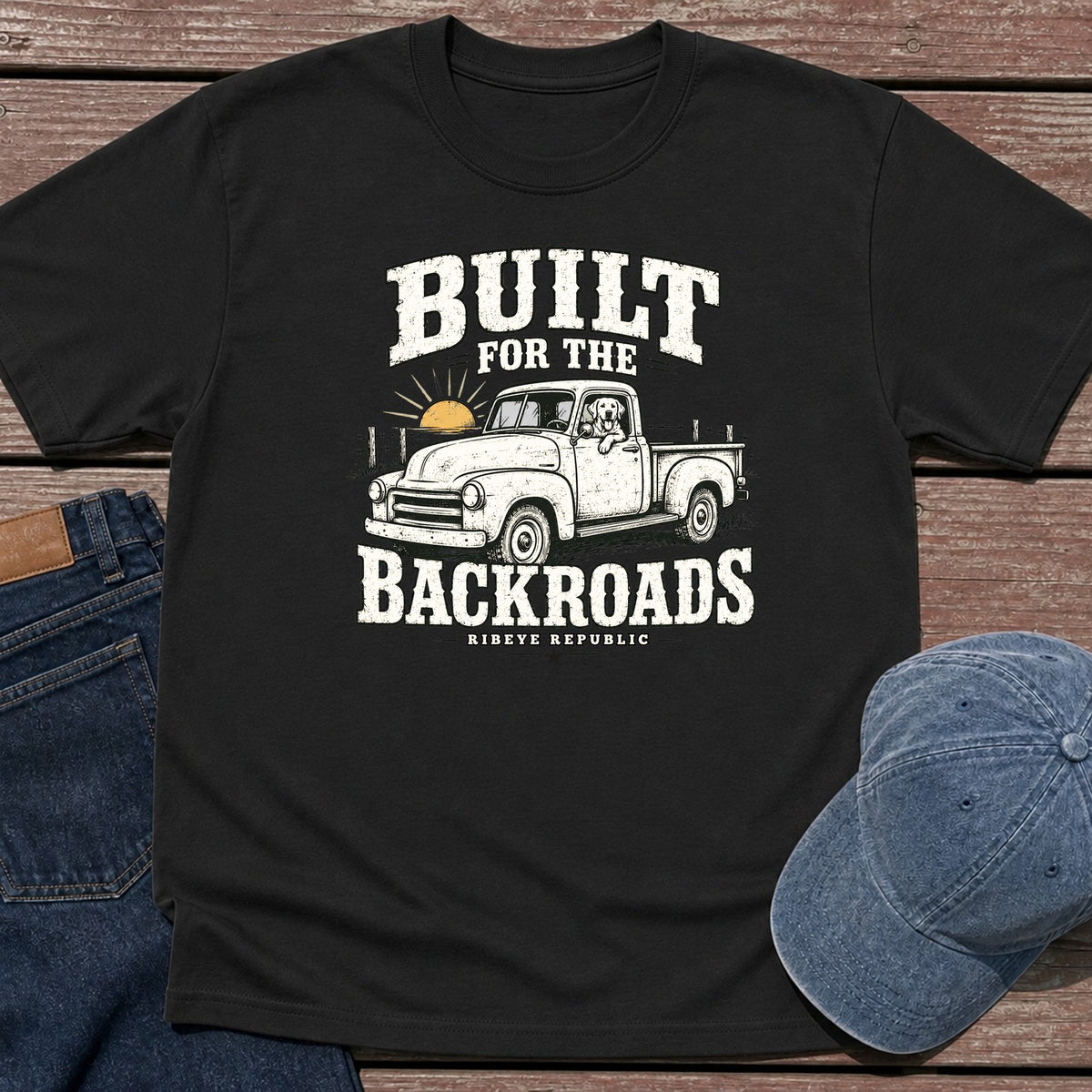Backroads Classic T-Shirt - Black