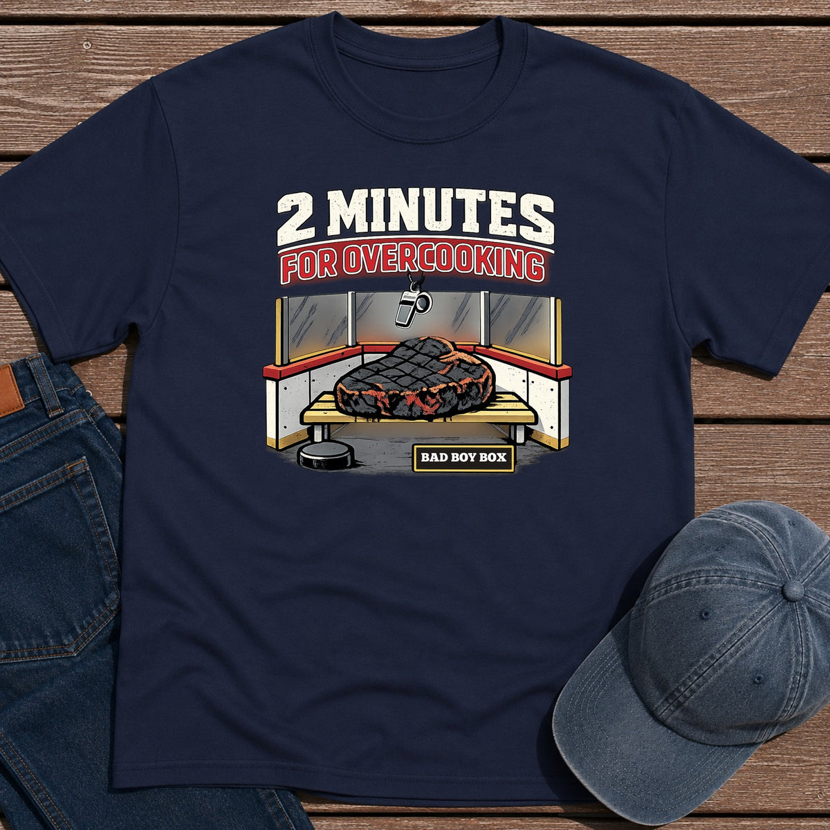 Bad Boy Box T-Shirt - Navy