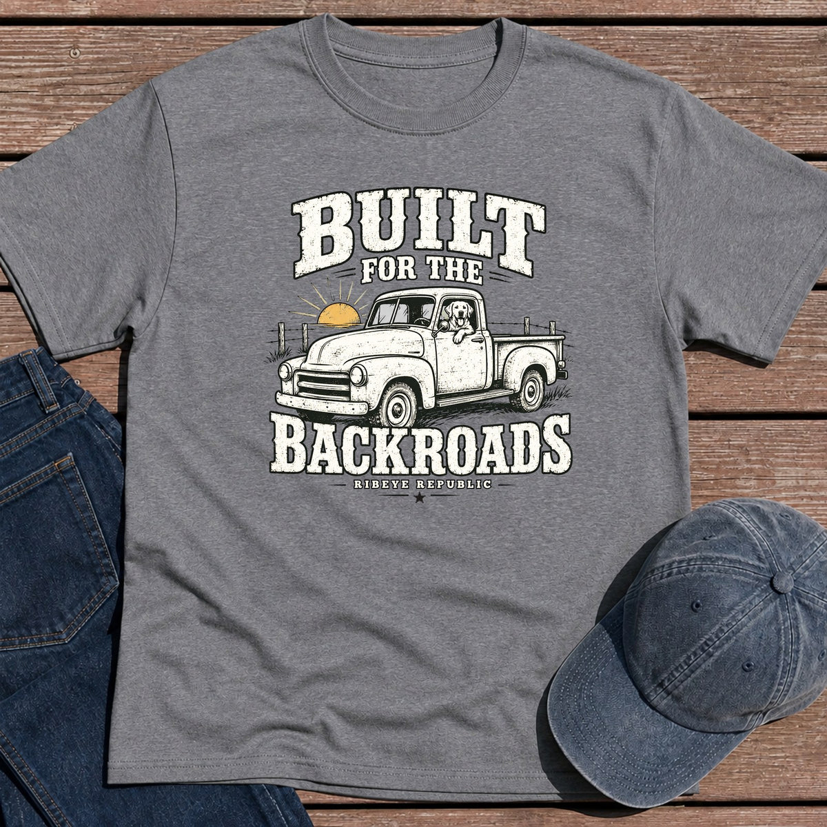 Backroads Classic T-Shirt - Tweed