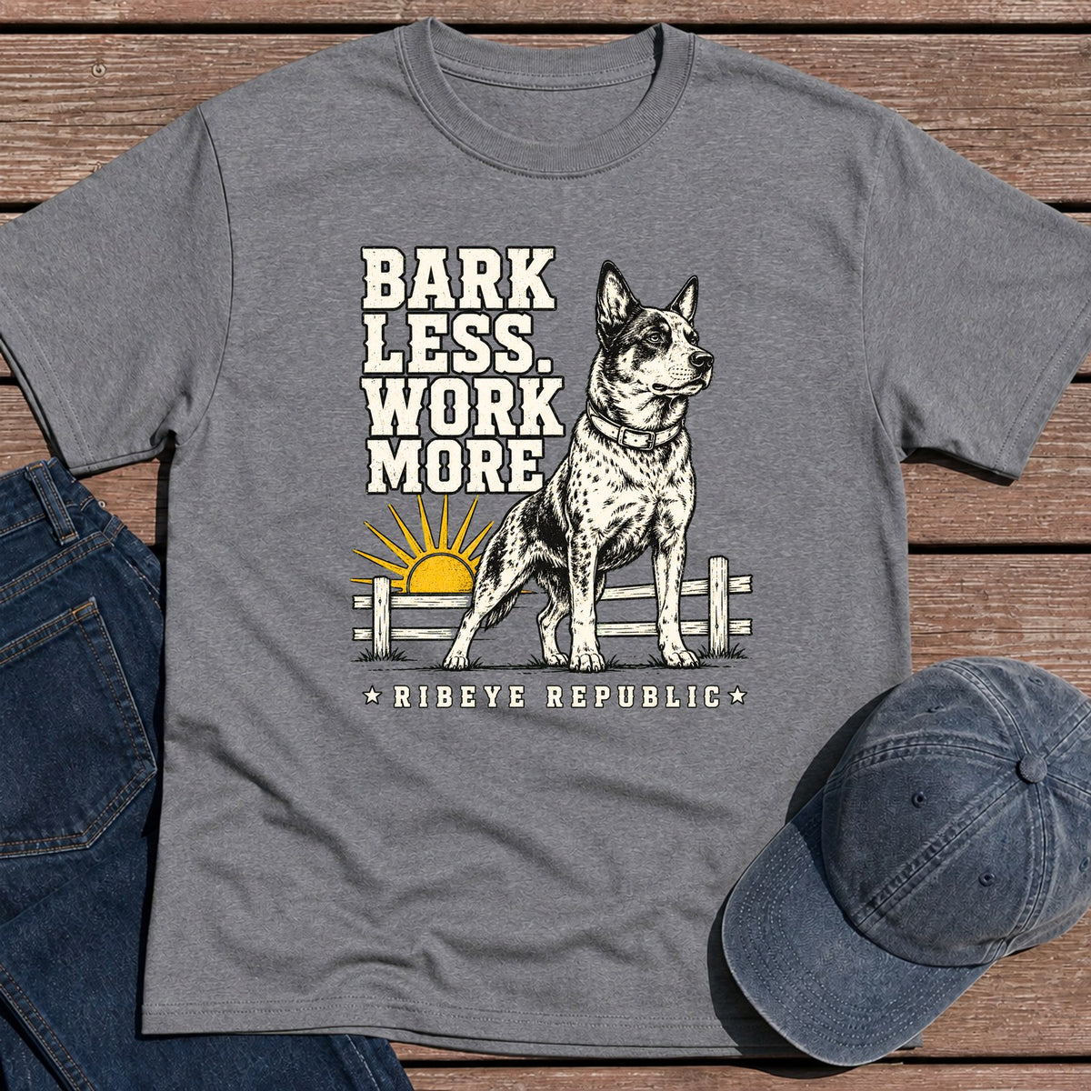 Bark Less T-Shirt - Tweed