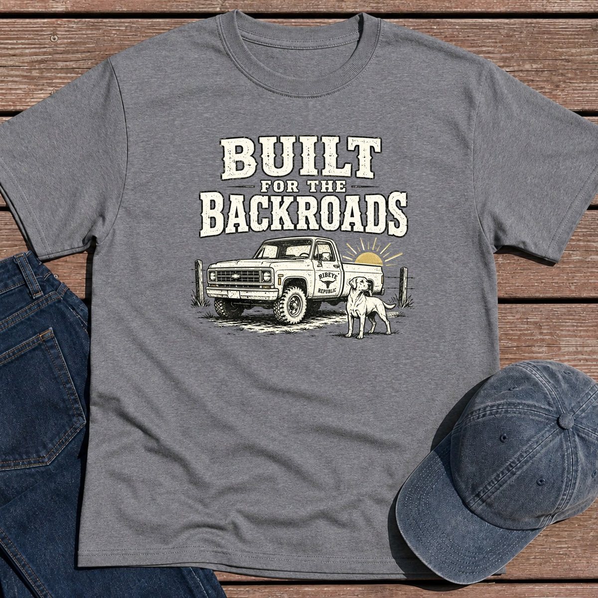 Backroads 4X4 T-Shirt - Tweed