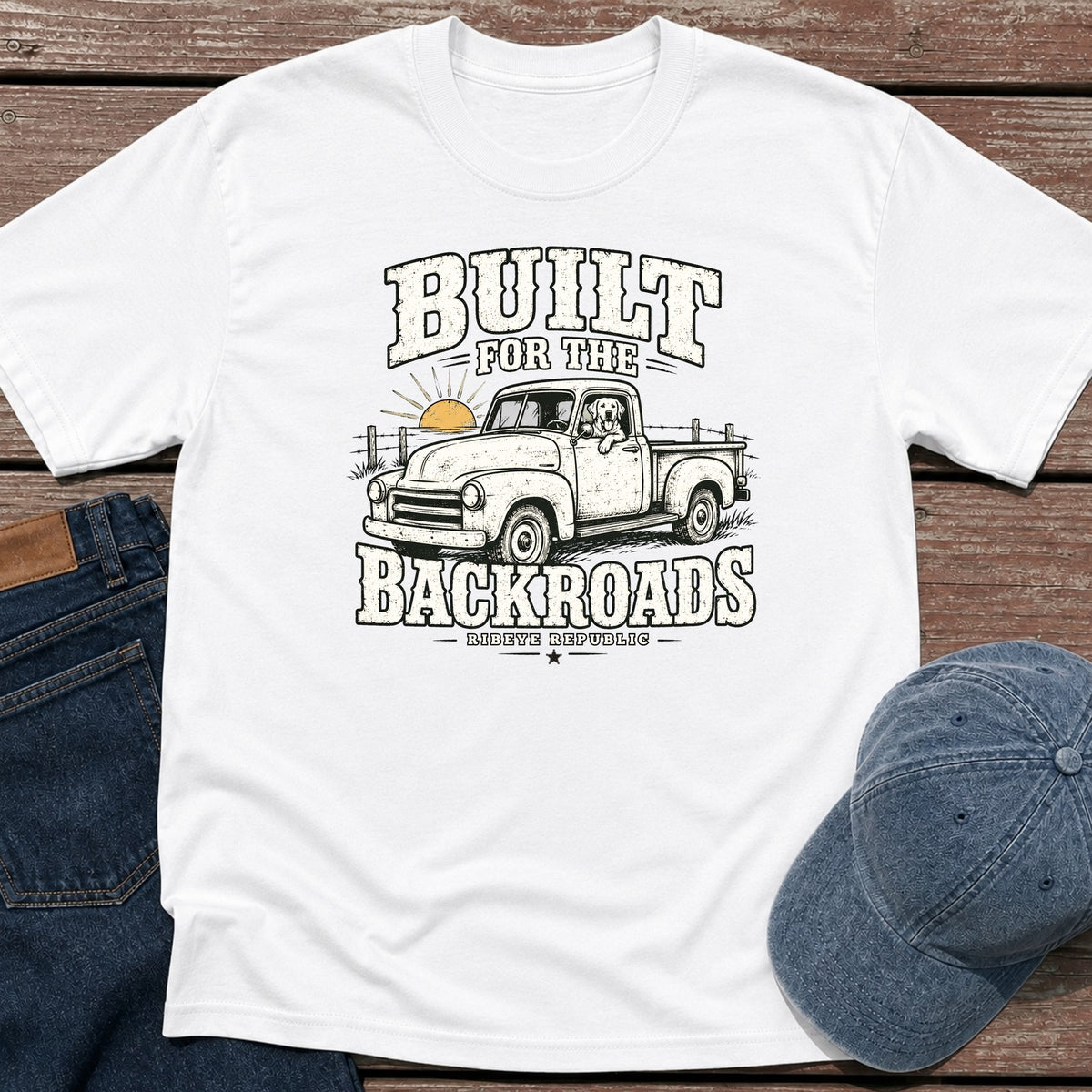 Backroads Classic T-Shirt - White