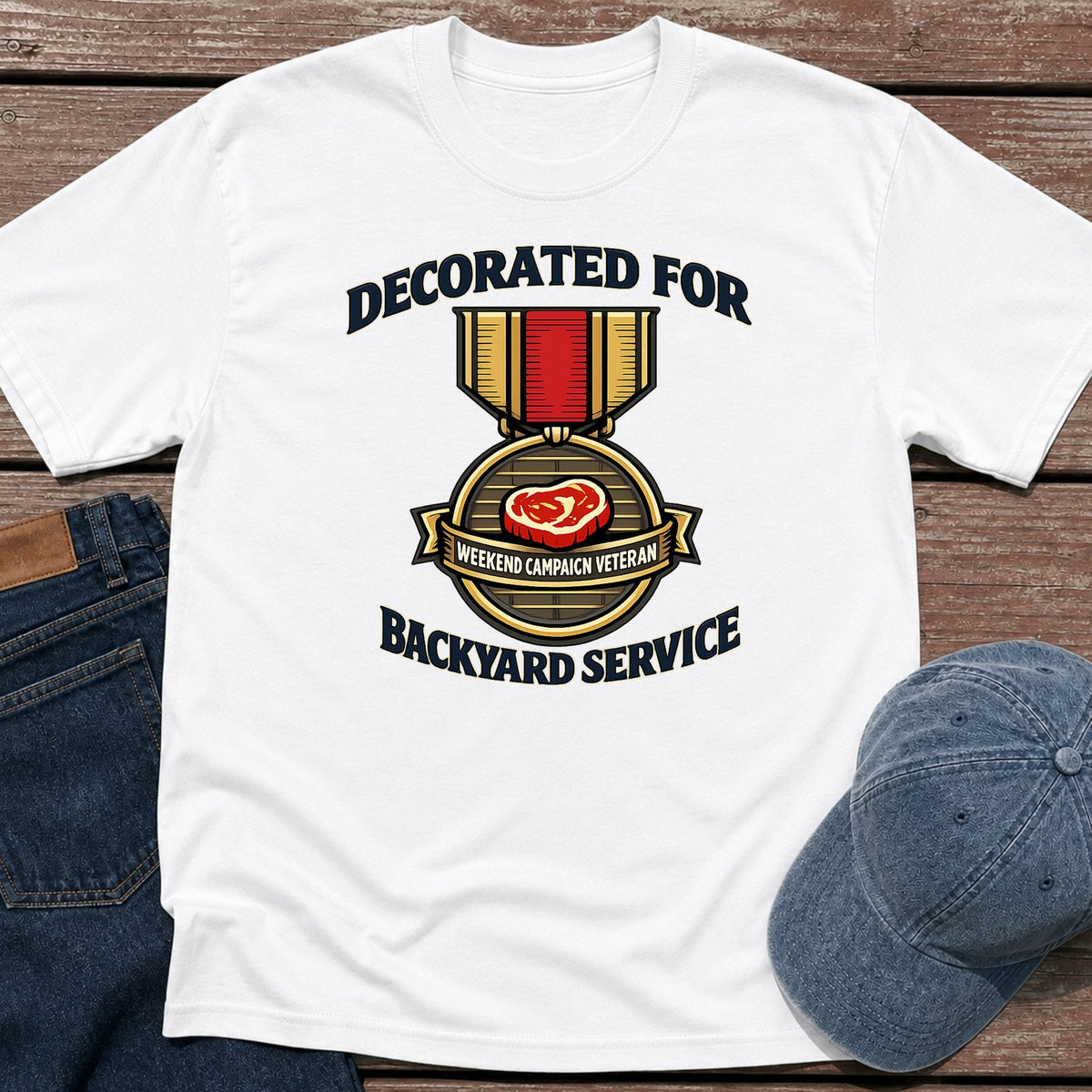 Backyard Service T-Shirt - White