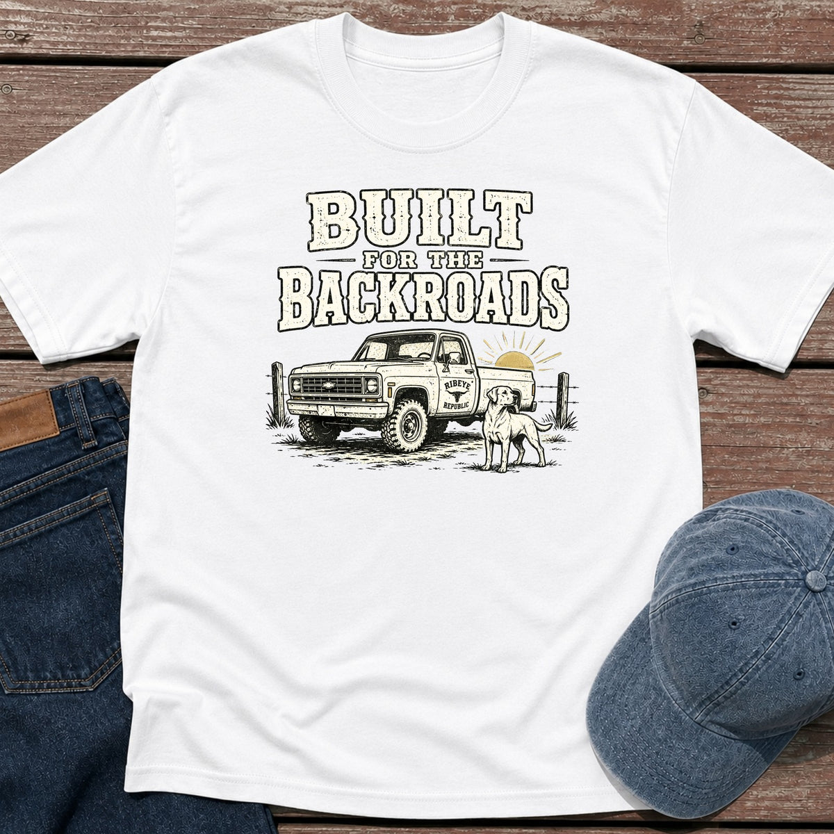 Backroads 4X4 T-Shirt - White