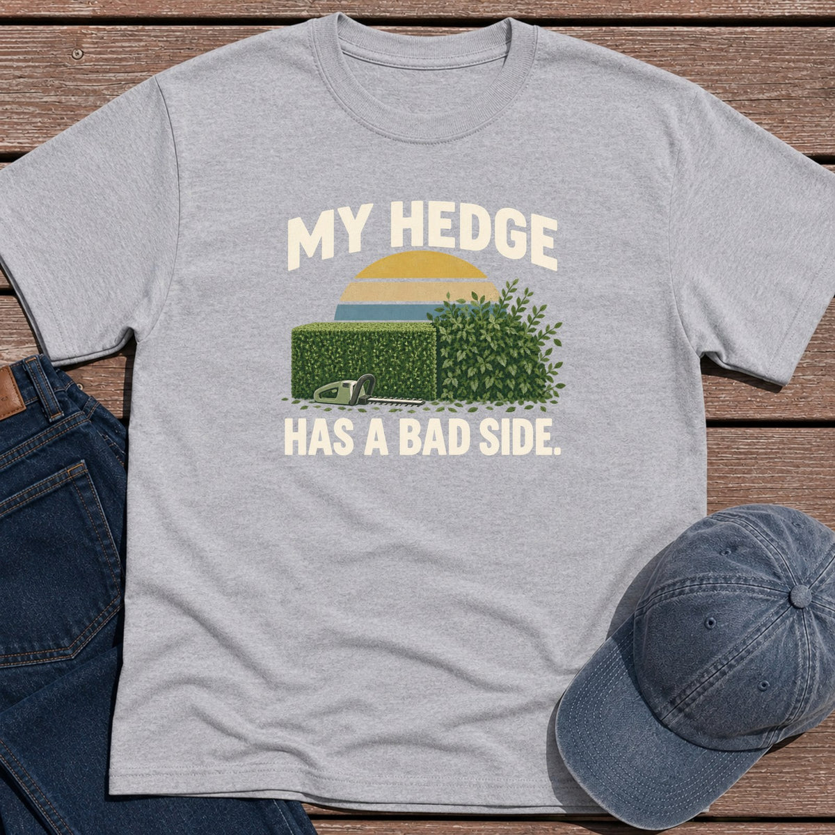 Bad Hedge T-Shirt - Sport Grey