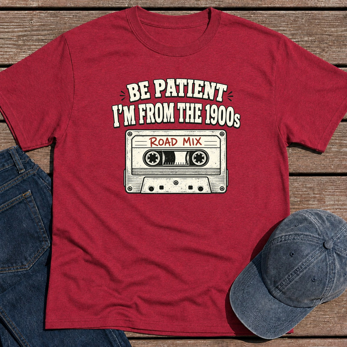 Be Patient T-Shirt - Antique Cherry Red