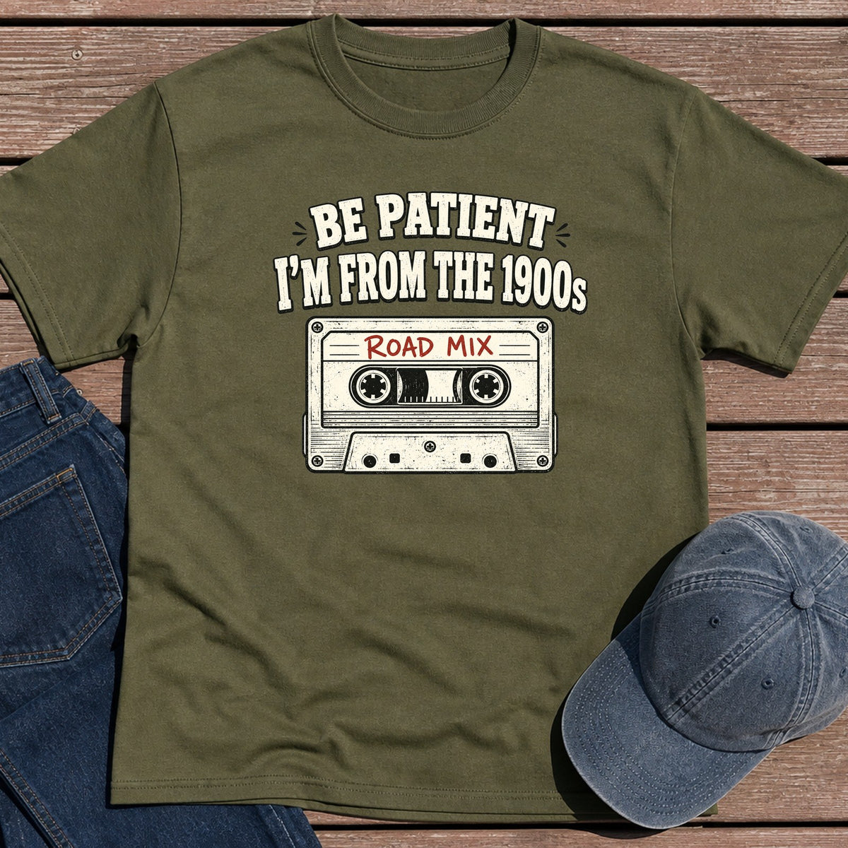Be Patient T-Shirt - Military Green