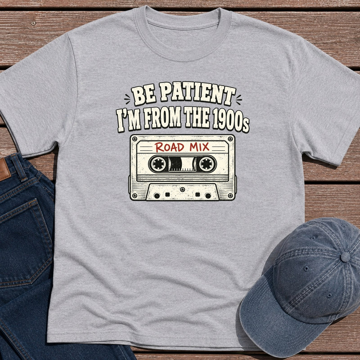 Be Patient T-Shirt - Sport Grey
