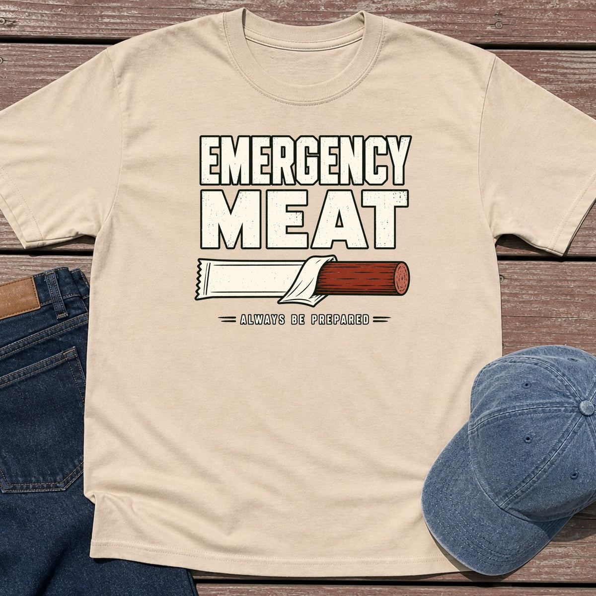 Be Prepared T-Shirt - Sand