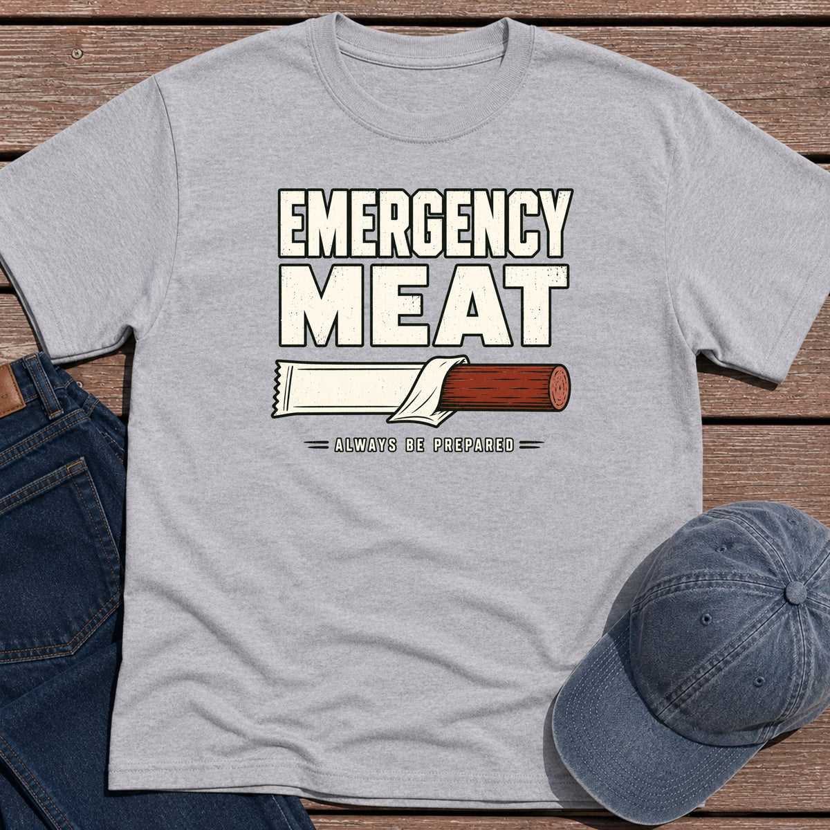 Be Prepared T-Shirt - Sport Grey