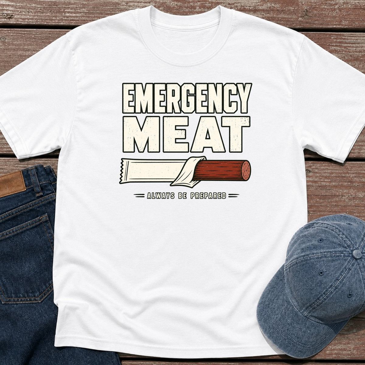 Be Prepared T-Shirt - White