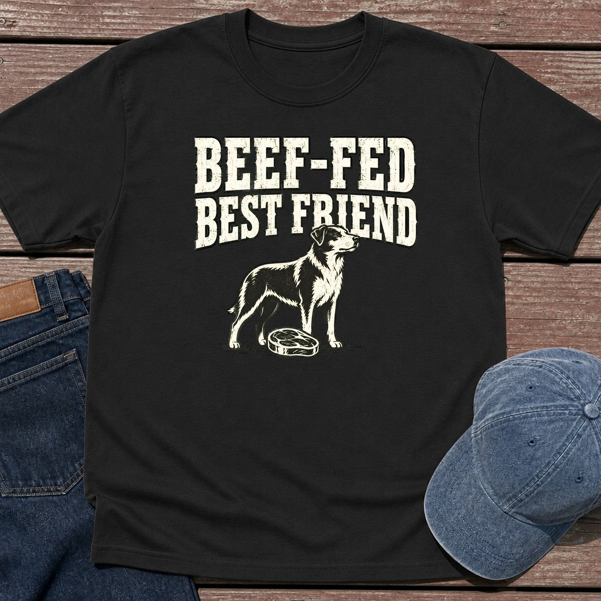 Beef-Fed BFF T-Shirt - Black