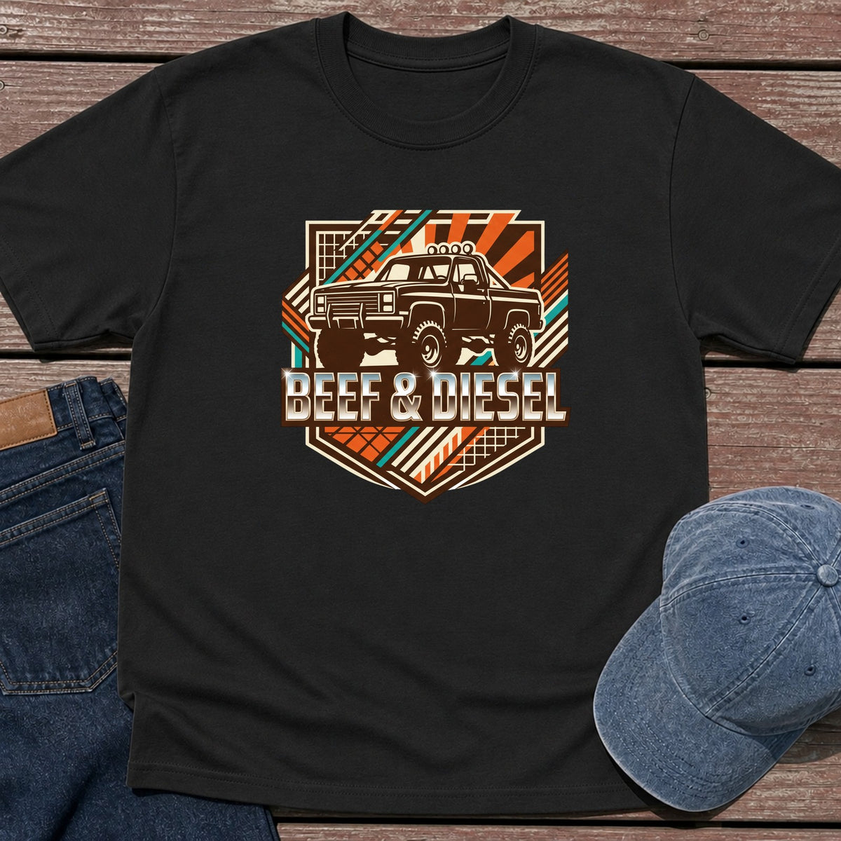 Beef & Diesel T-Shirt - Black