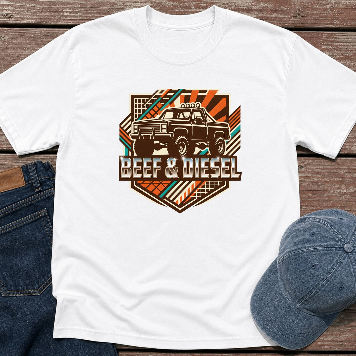 Beef & Diesel T-Shirt - White