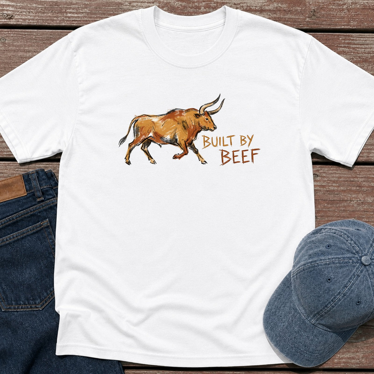 Beef Cave T-Shirt - White