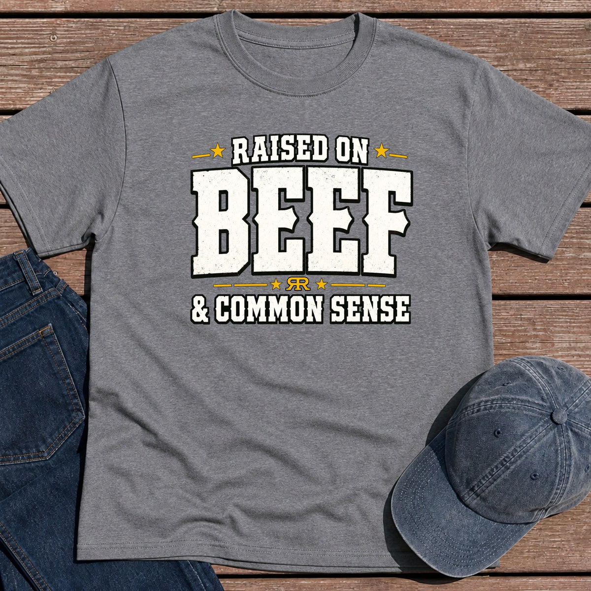 Beef & Sense T-Shirt - Tweed