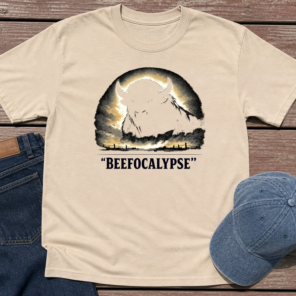 Beefocalypse T-Shirt - Sand