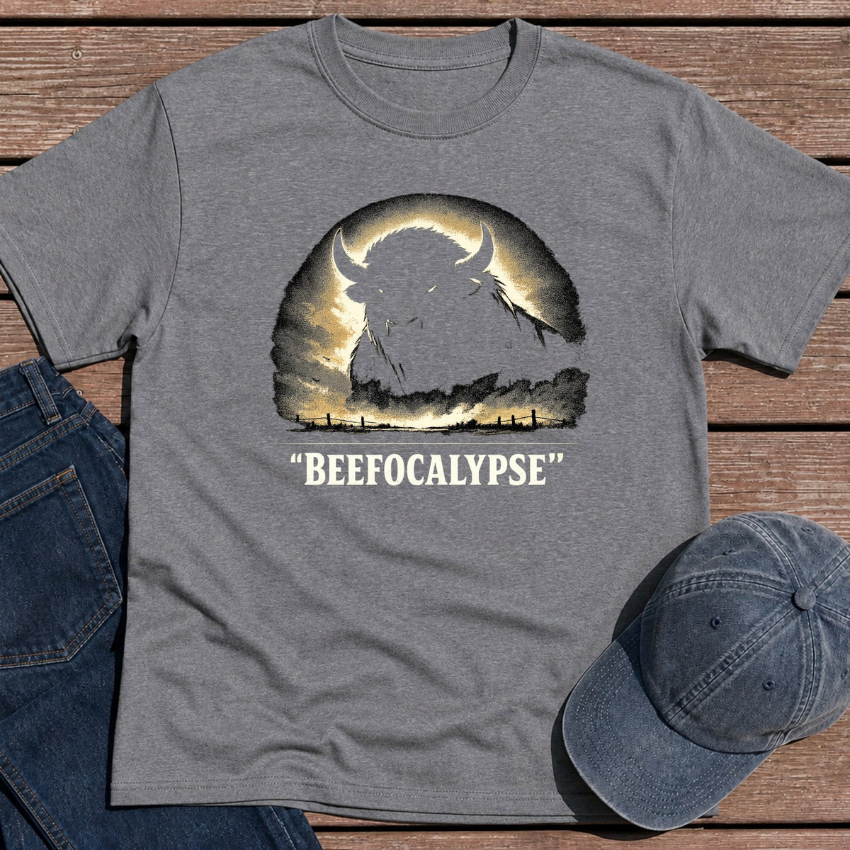 Beefocalypse T-Shirt - Tweed