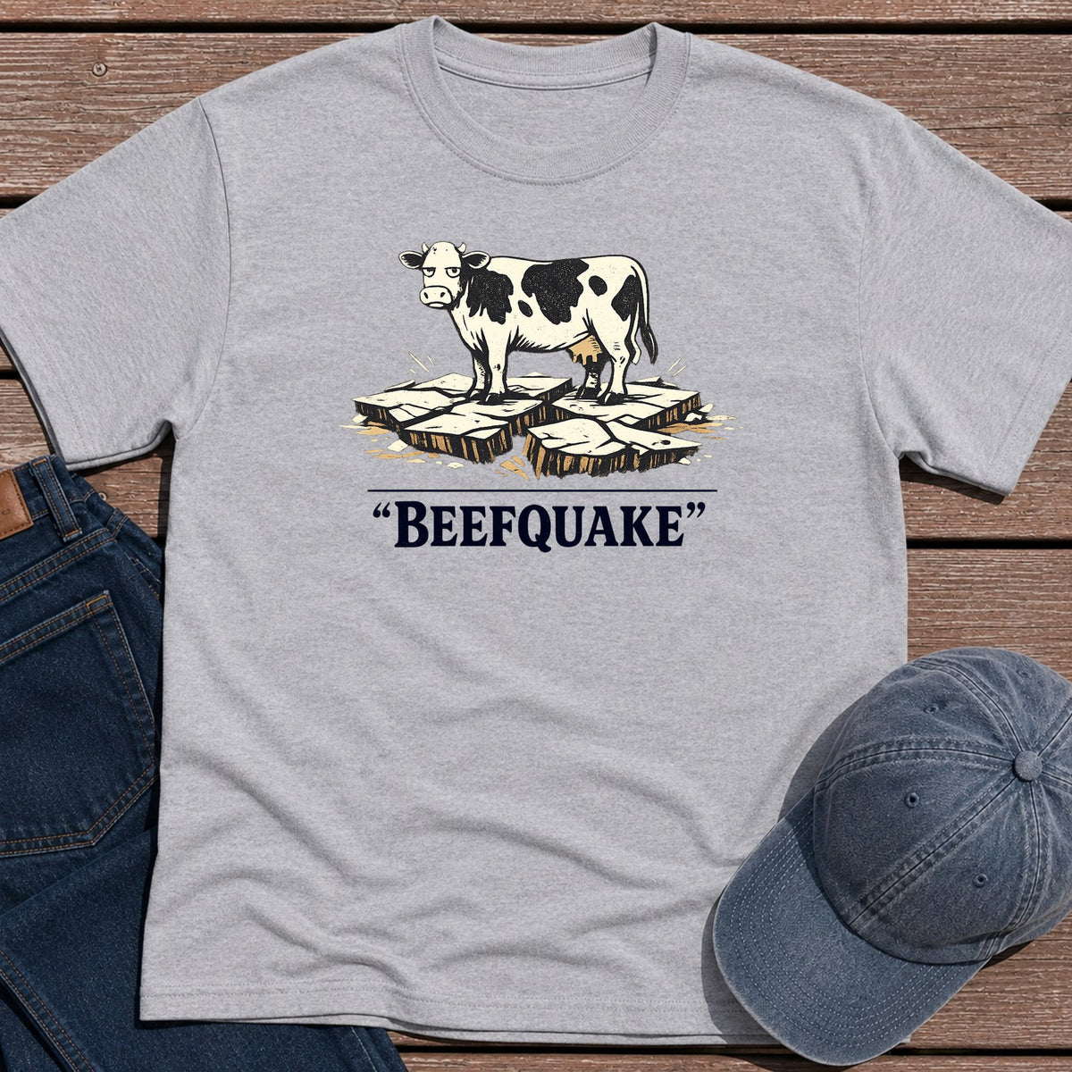 Beefquake T-Shirt - Sport Grey