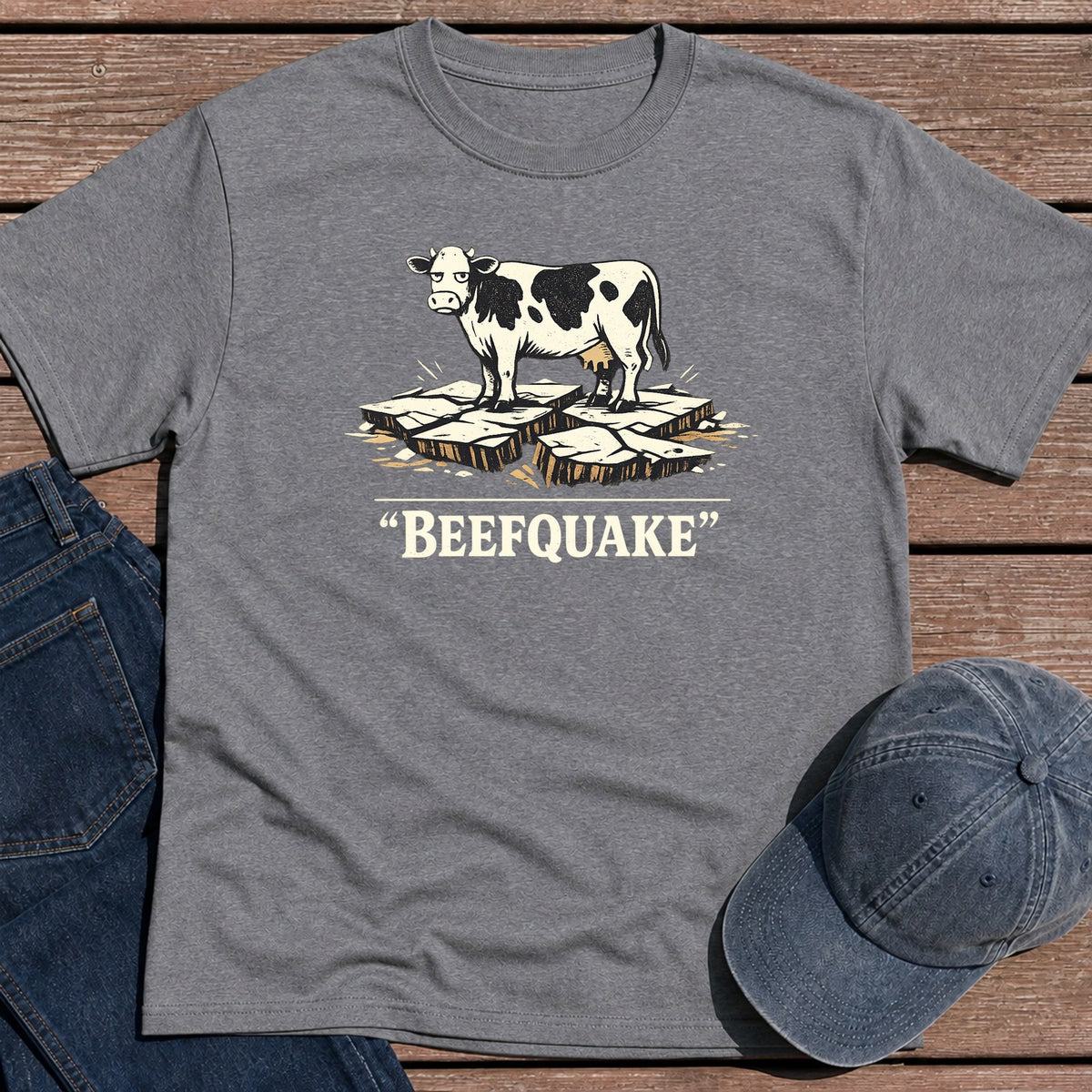 Beefquake T-Shirt - Tweed