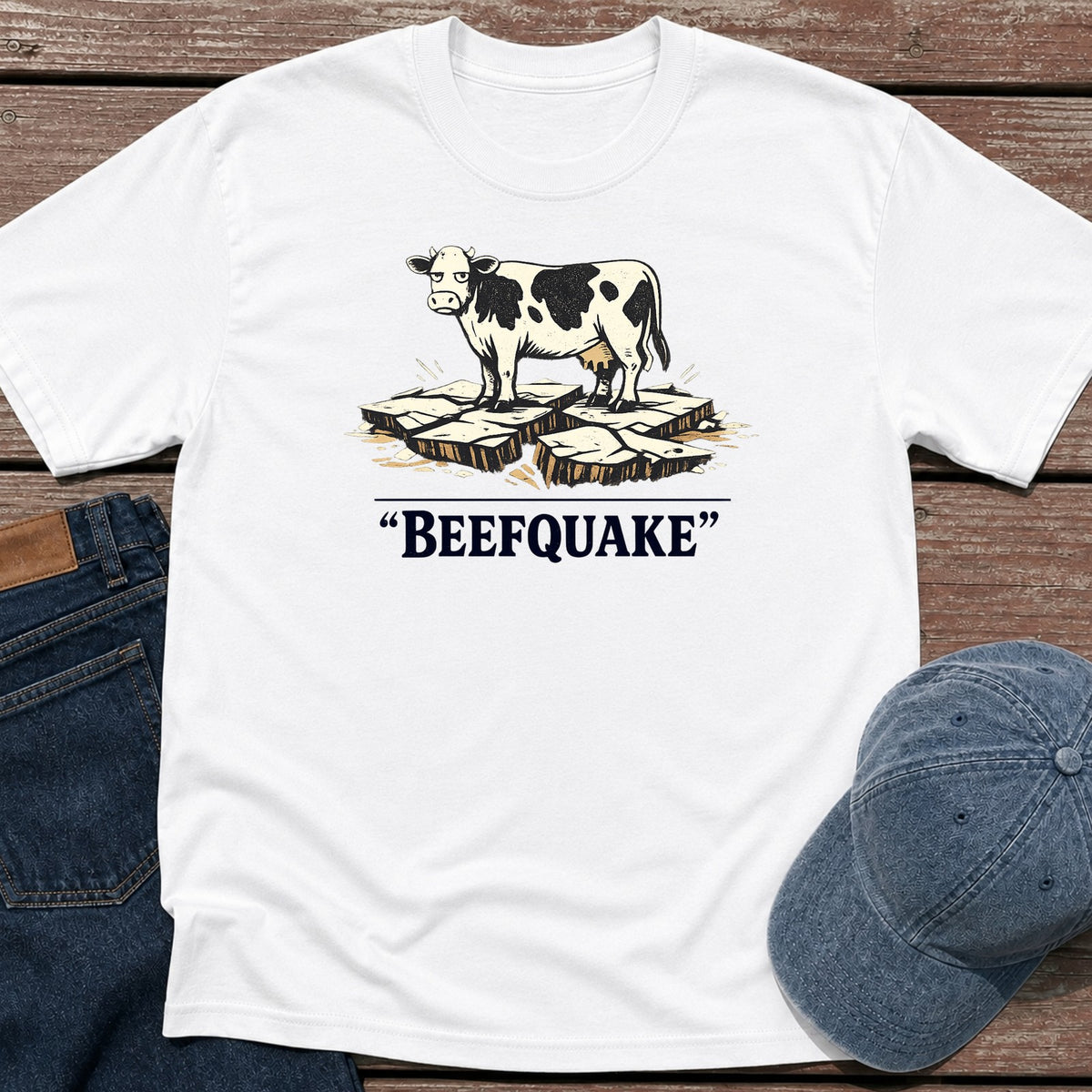 Beefquake T-Shirt - White
