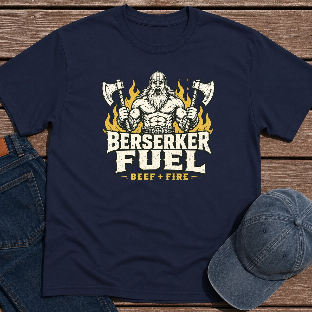 Berserker Fuel T-Shirt - Navy