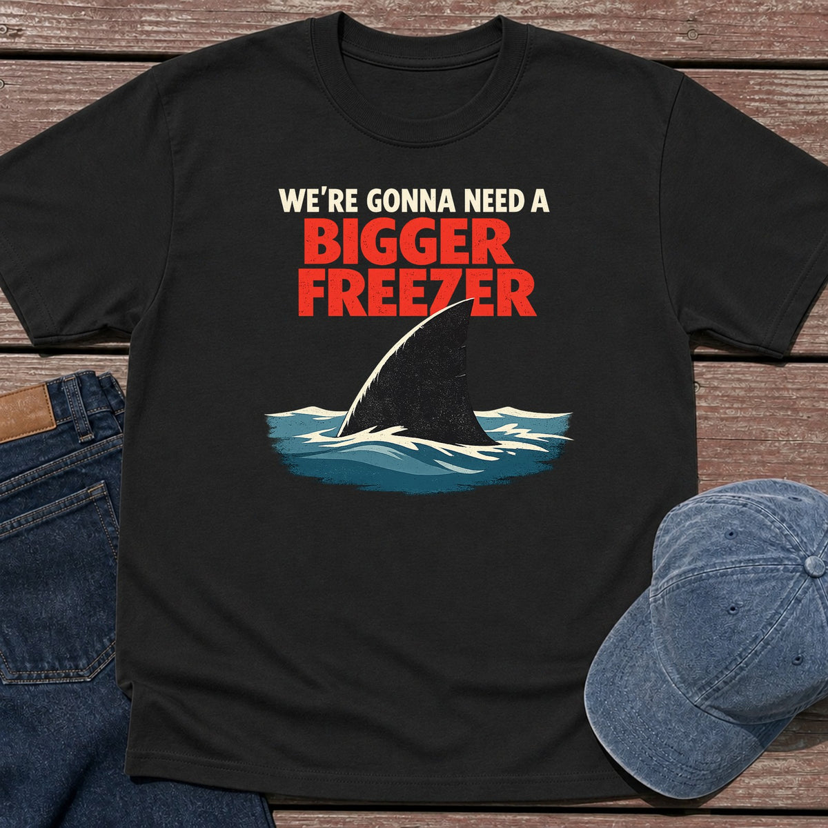 Bigger Freezer T-Shirt - Black