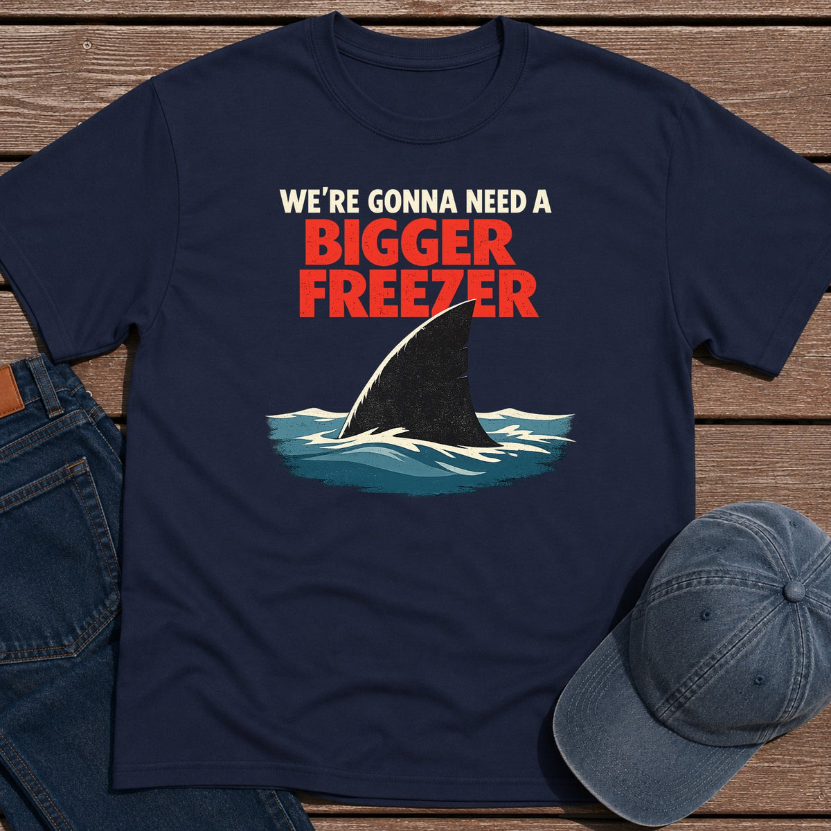 Bigger Freezer T-Shirt - Navy
