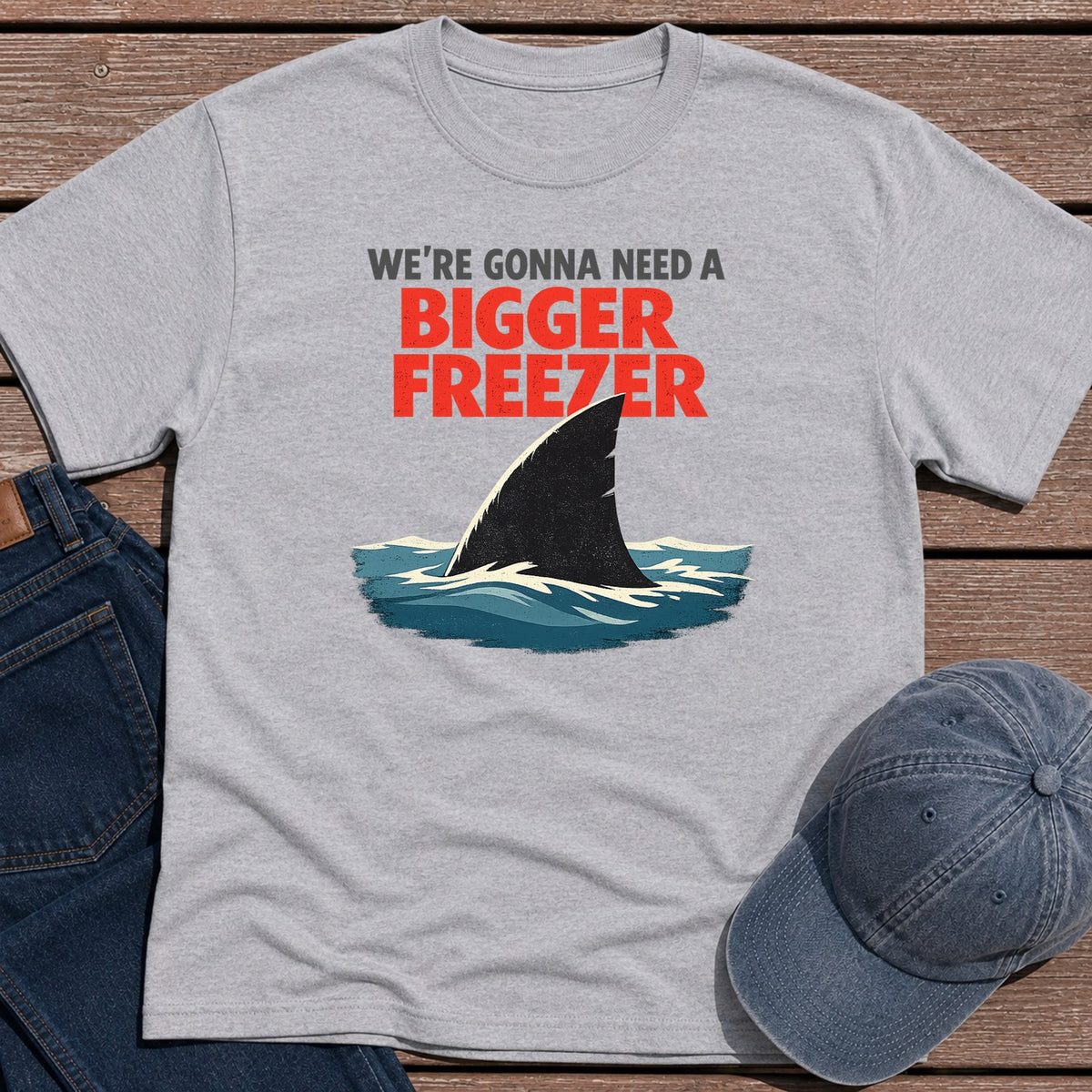 Bigger Freezer T-Shirt - Sport Grey