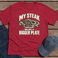 Bigger Plate T-Shirt - Antique Cherry Red
