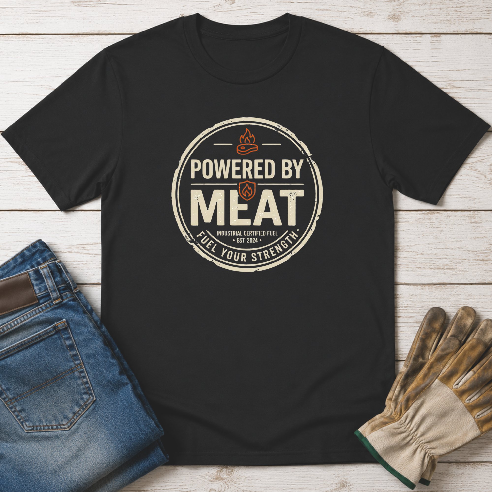 Powered by Meat T-Shirt