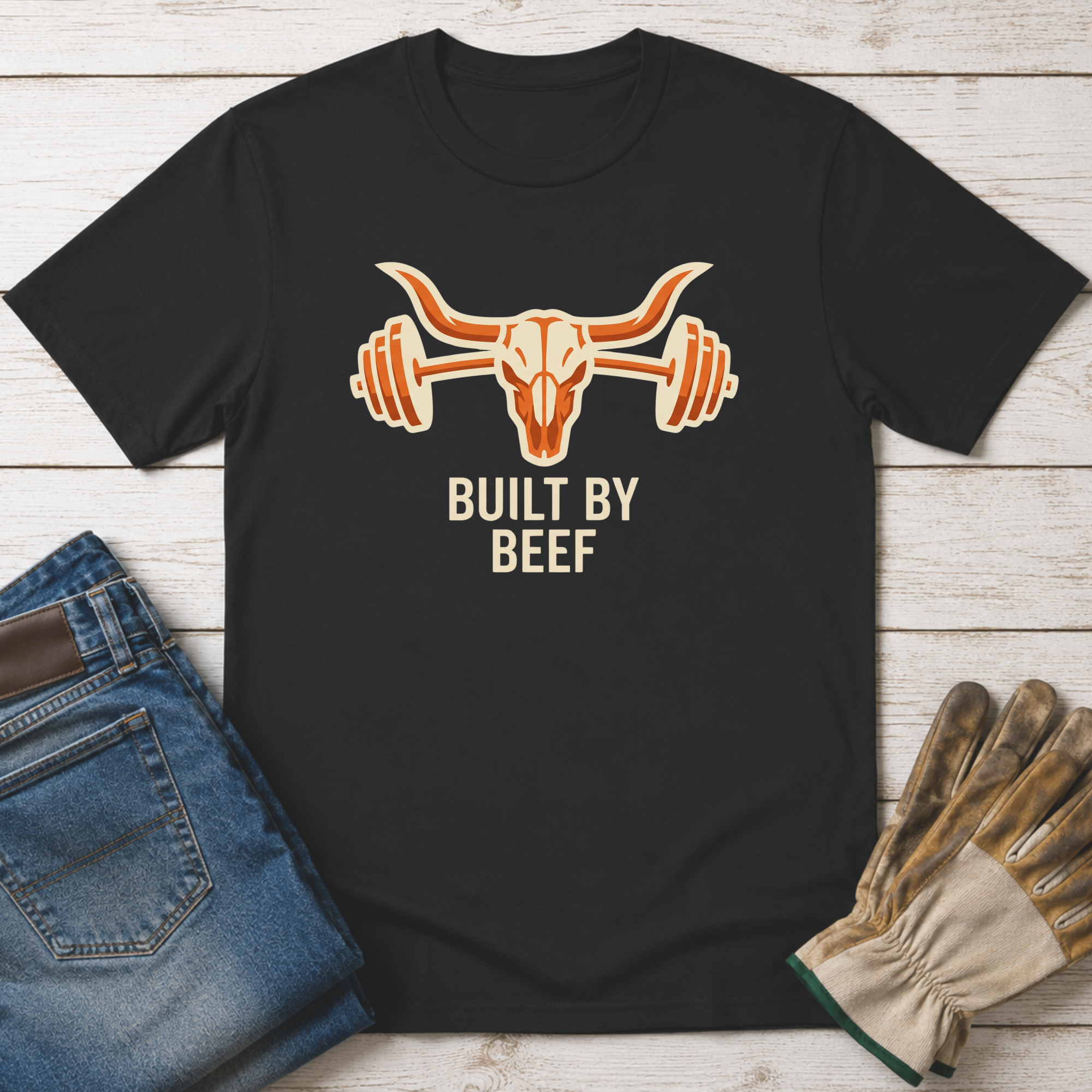 Built by Beef Dark T-Shirt