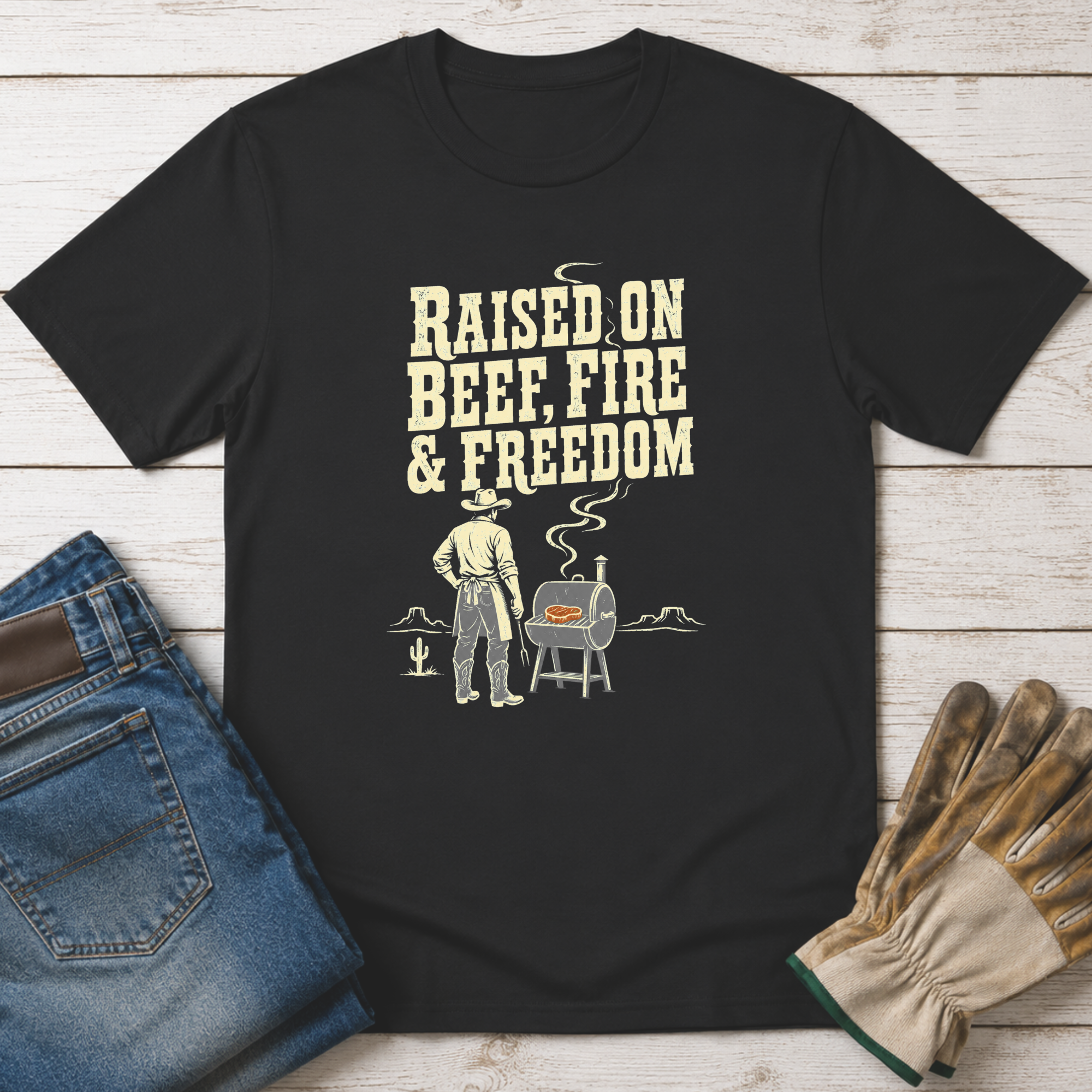 Beef Fire Freedom T-Shirt