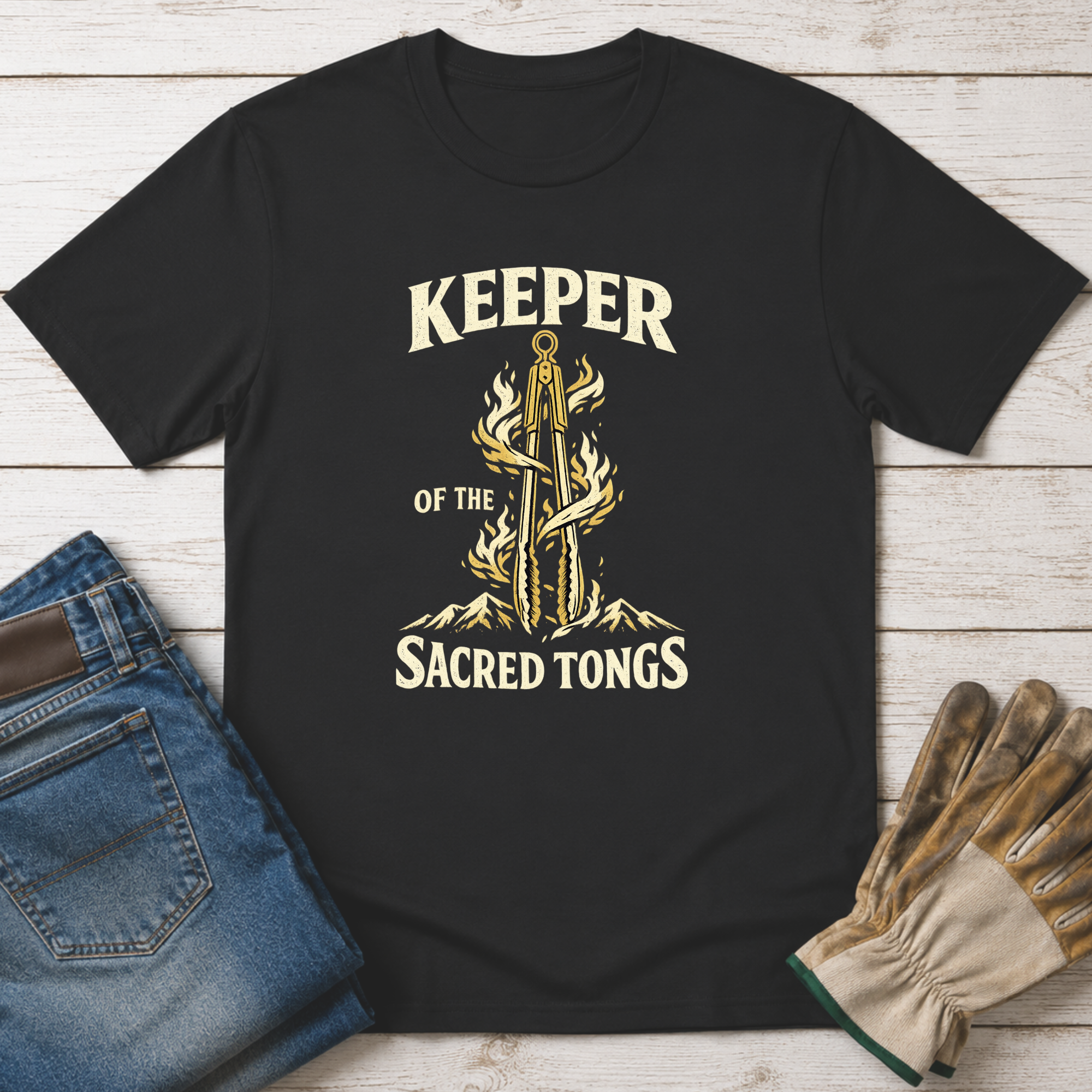 Keeper of Sacred Tongs T-Shirt