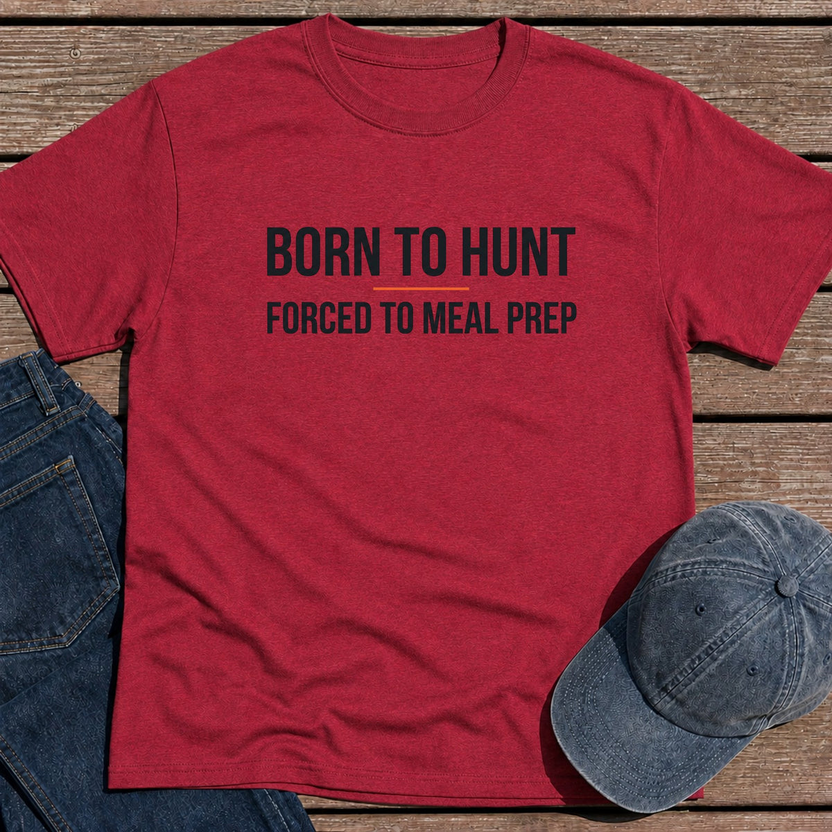 Born to Hunt T-Shirt - Antique Cherry Red