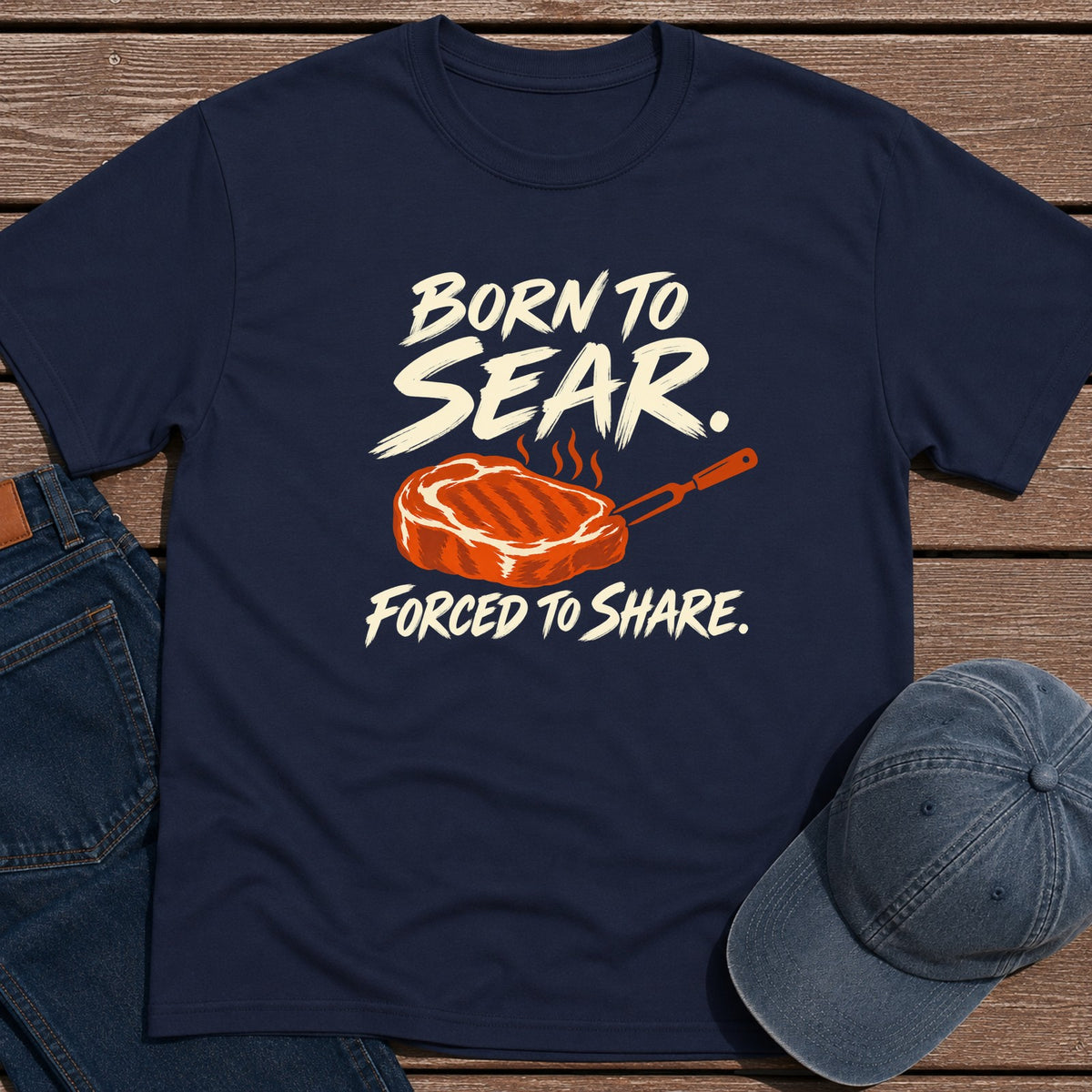 Born to Sear T-Shirt - Navy