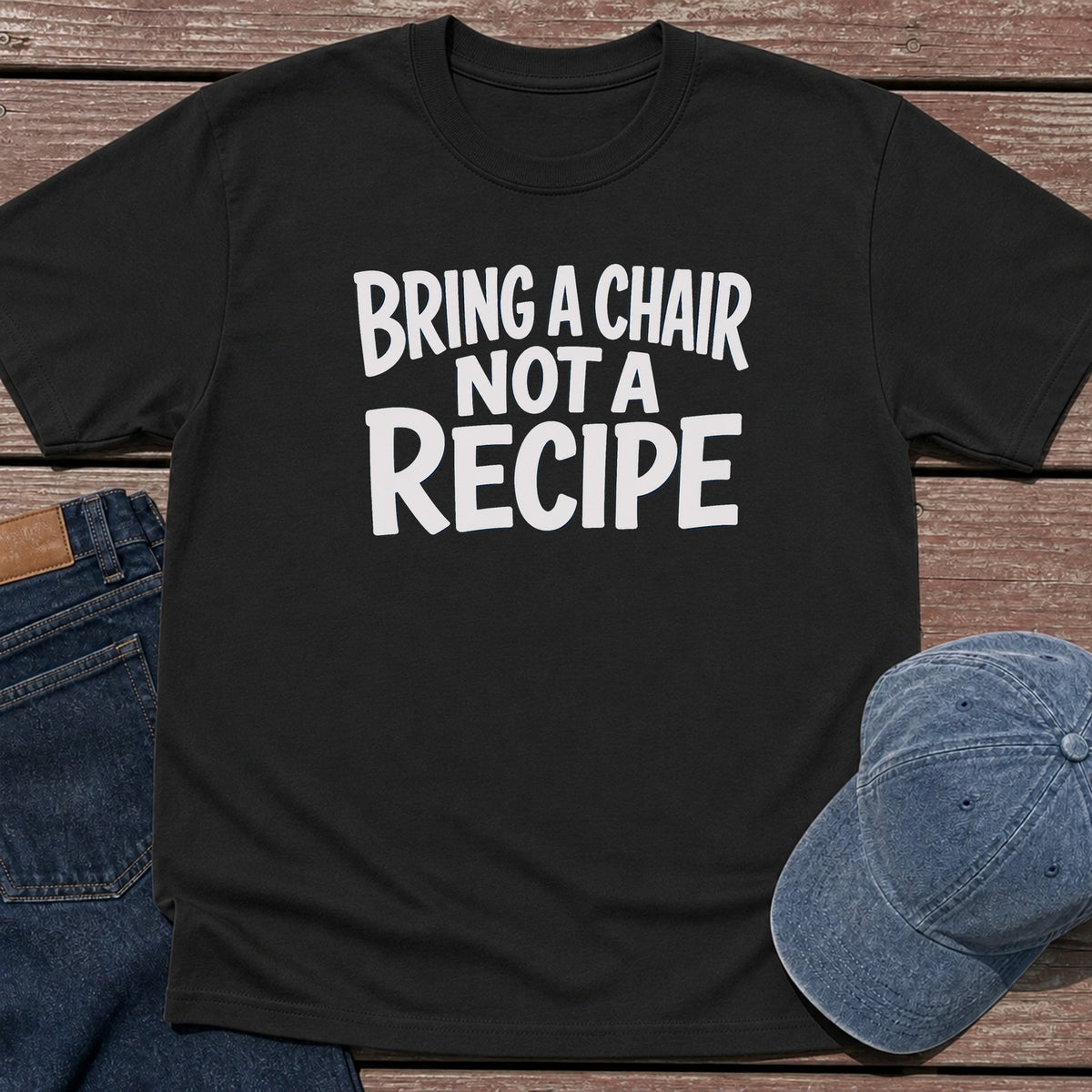 Bring a Chair T-Shirt - Black
