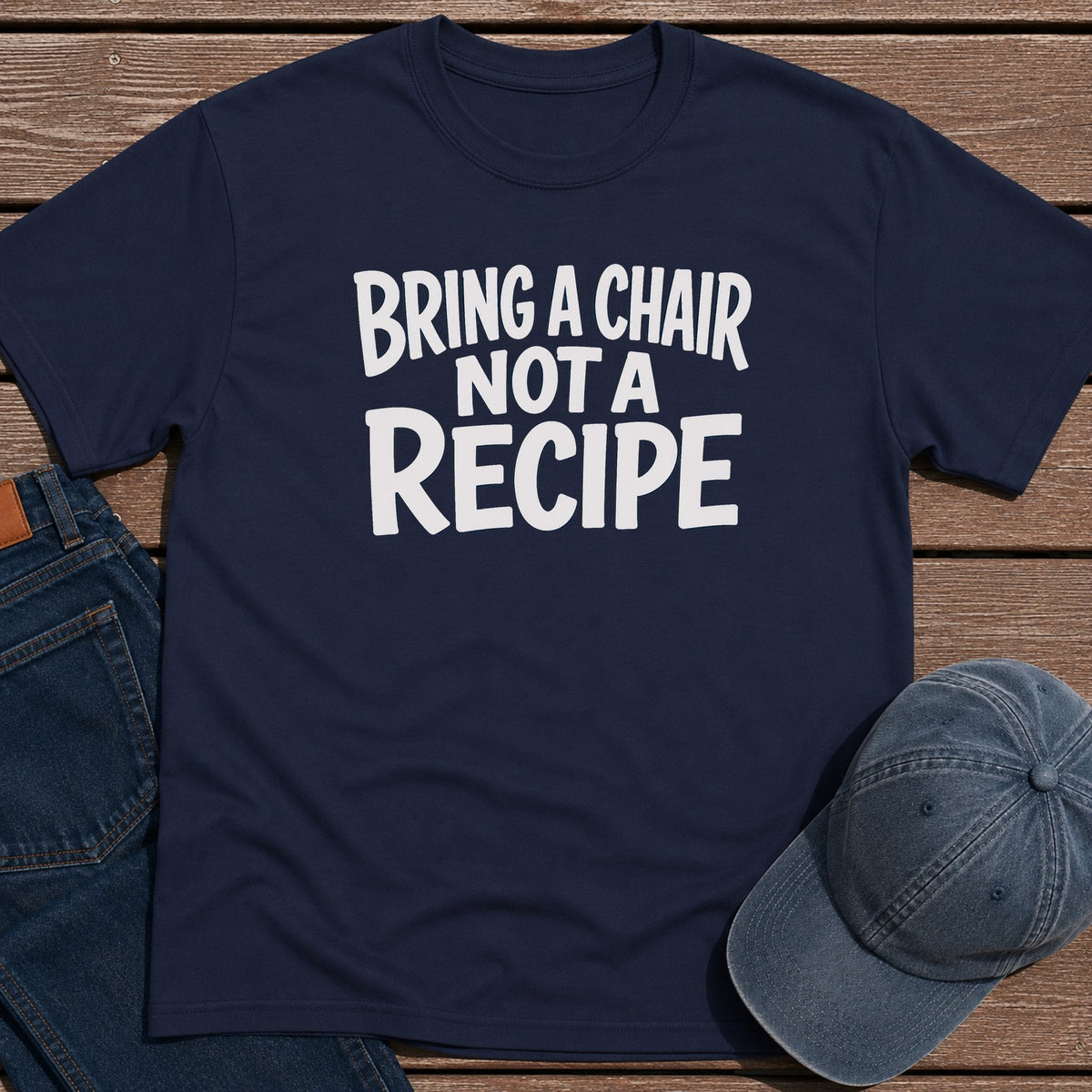 Bring a Chair T-Shirt - Navy