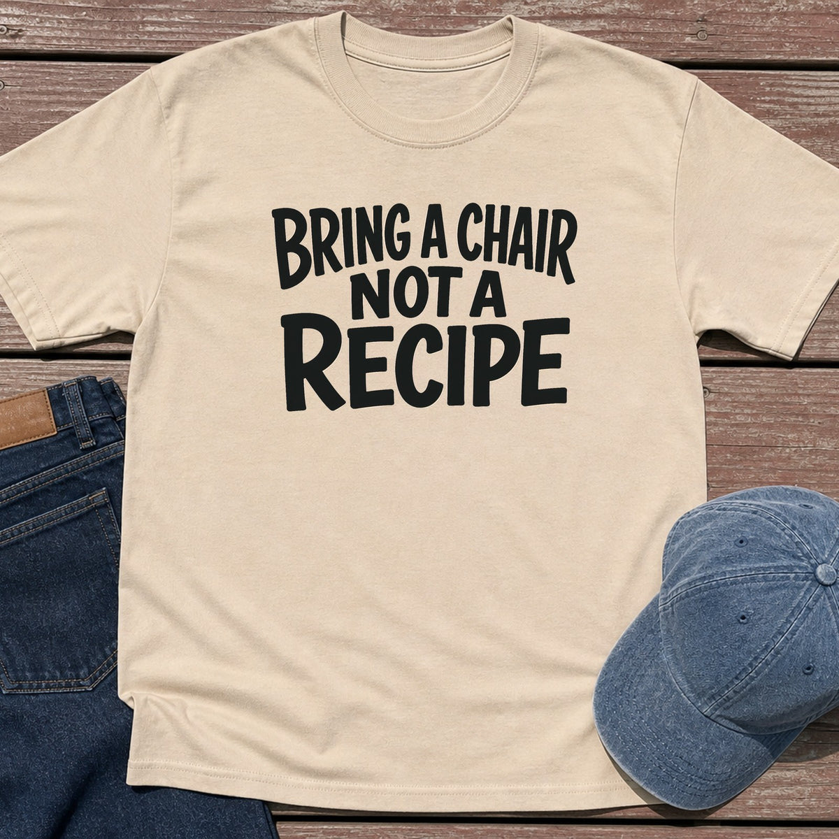 Bring a Chair T-Shirt - Sand