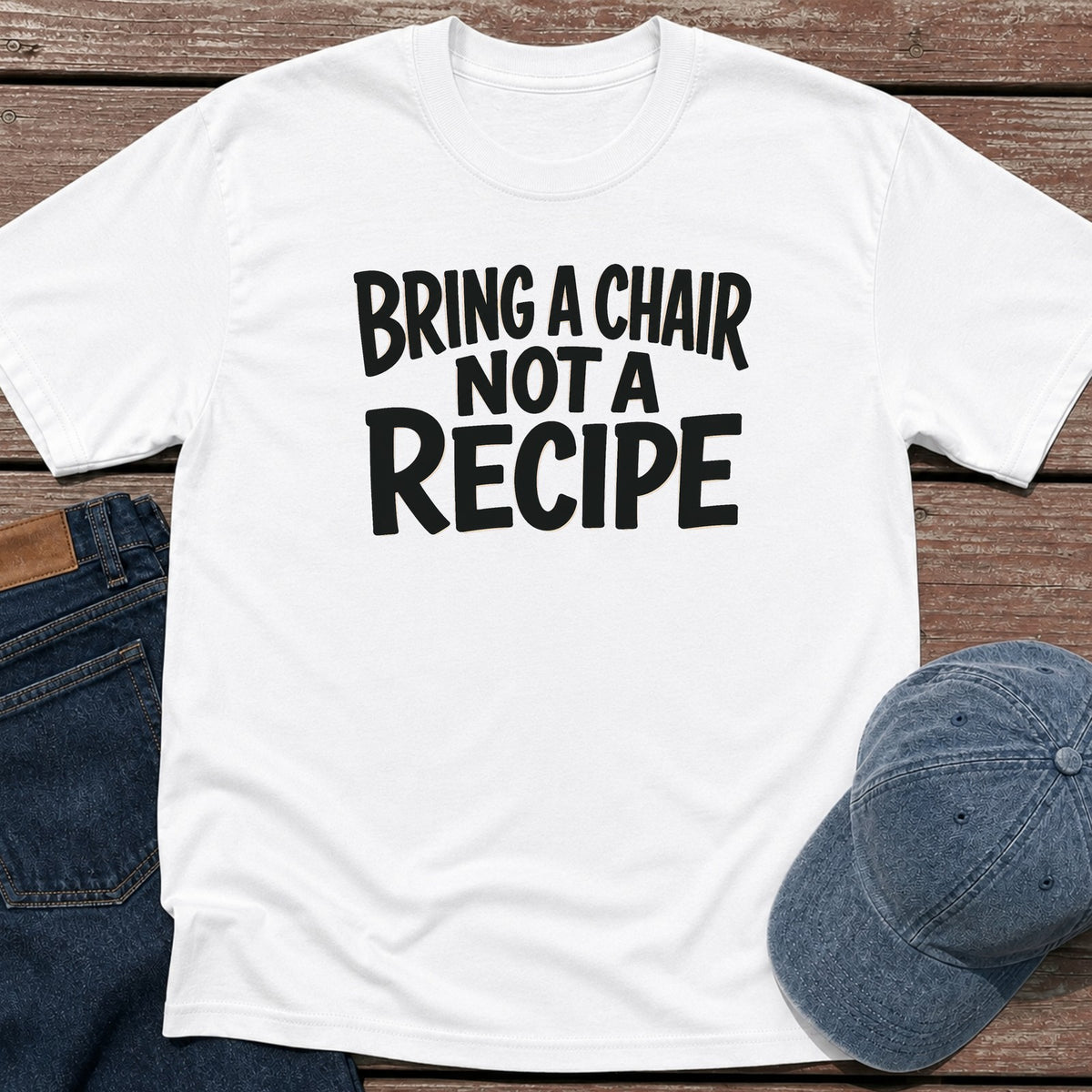 Bring a Chair T-Shirt - White