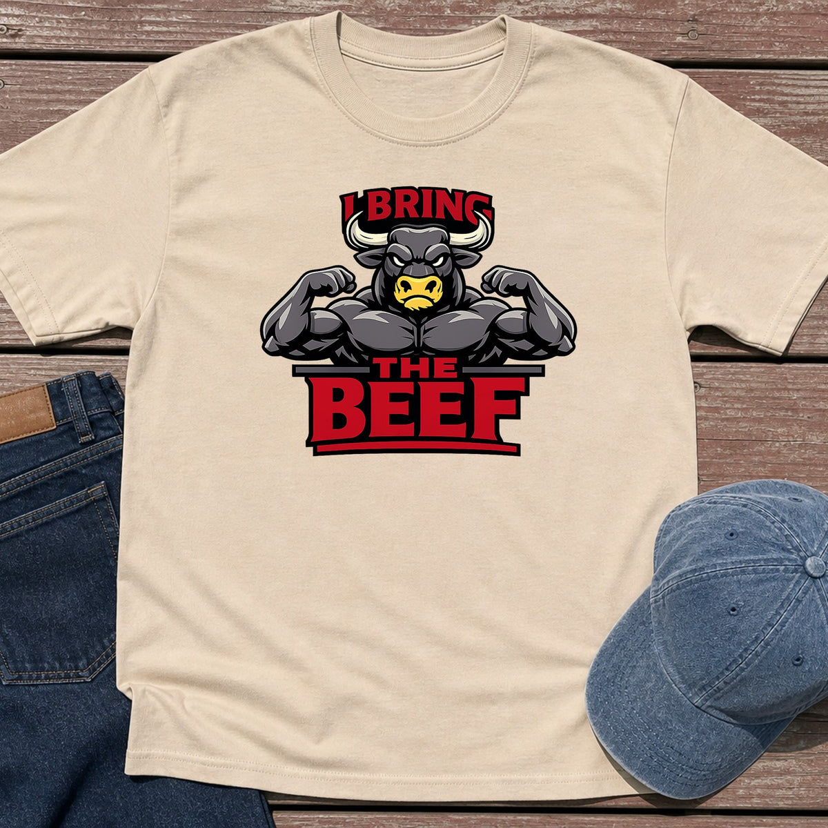 Bring the Beef T-Shirt - Sand