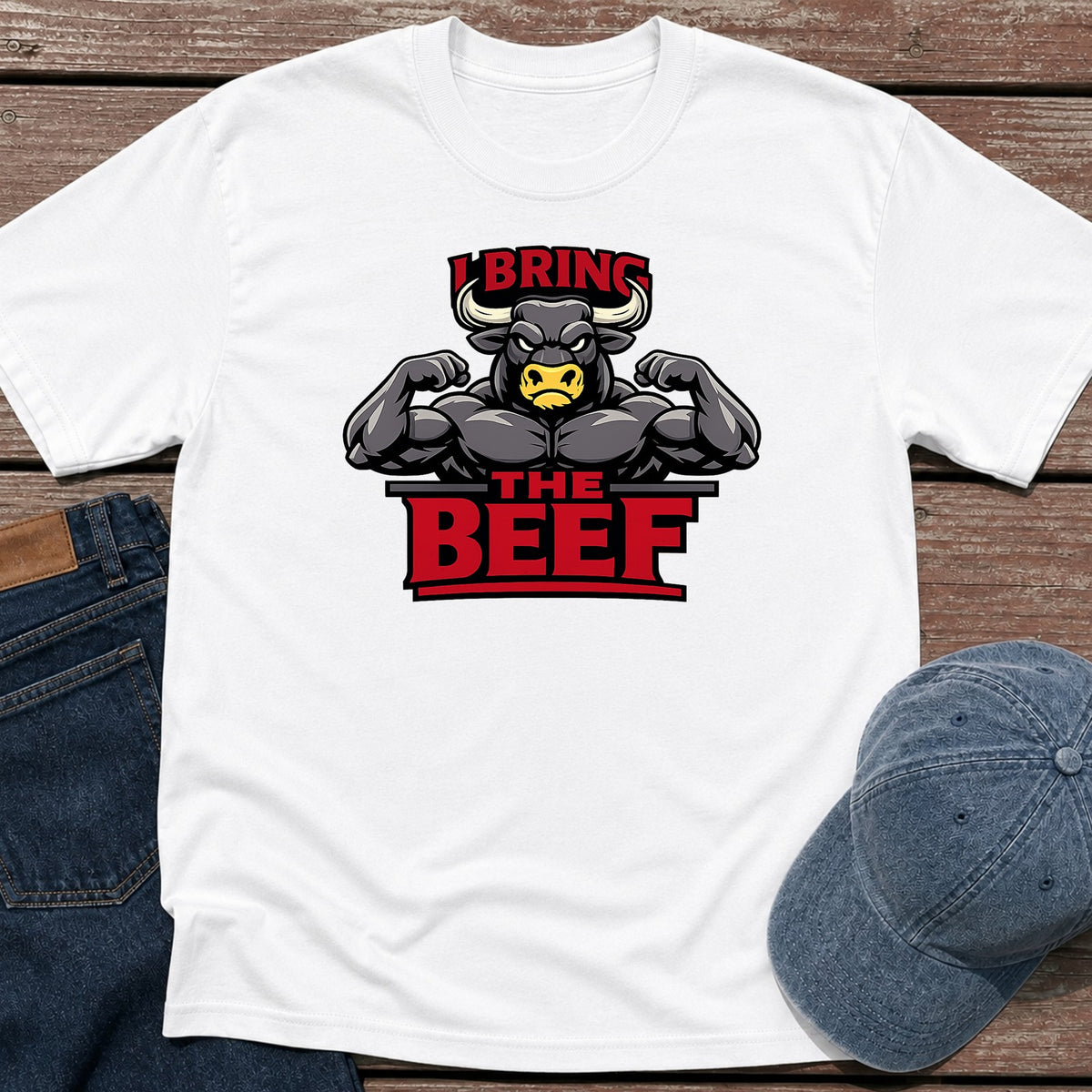 Bring the Beef T-Shirt - White