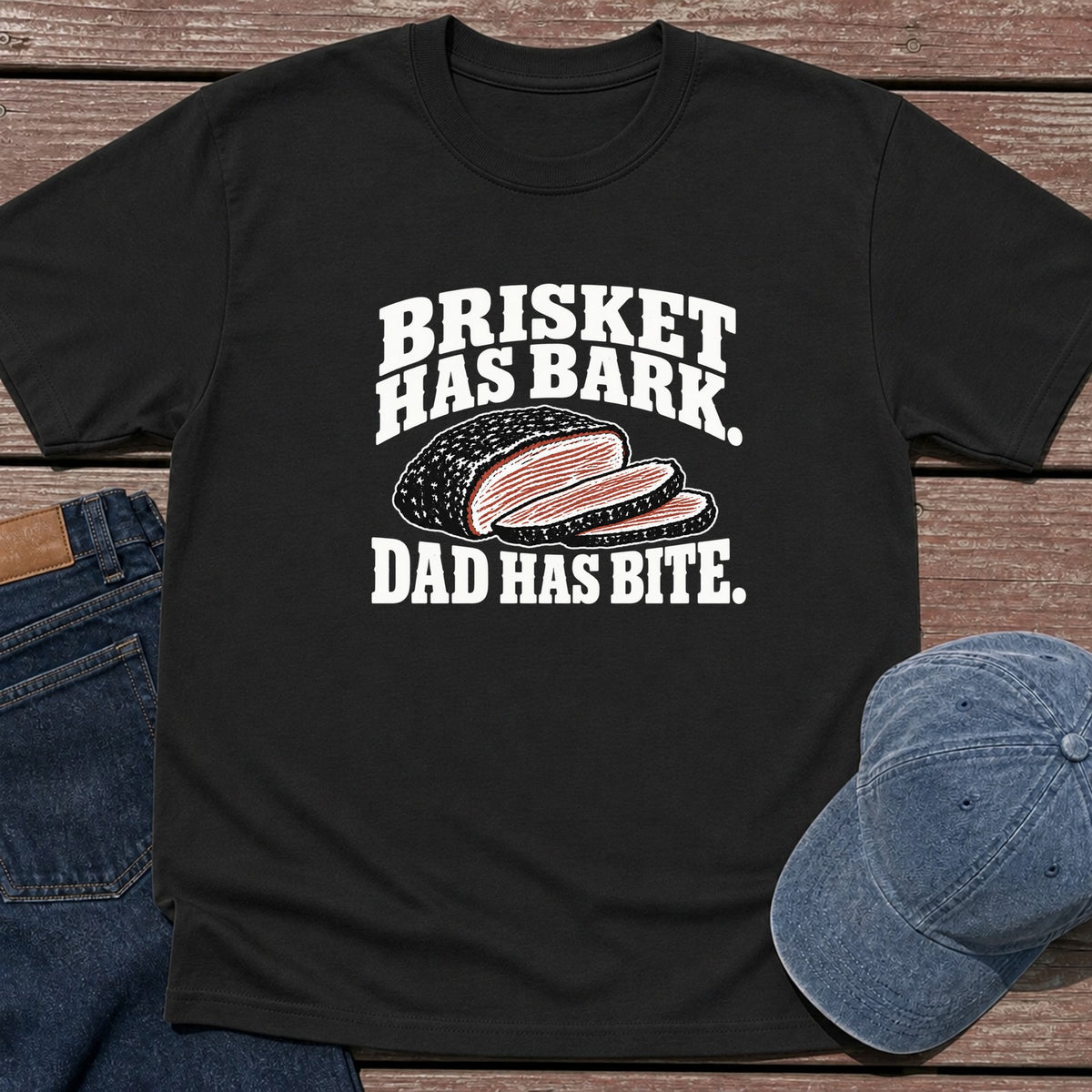 Brisket Bark T-Shirt - Black