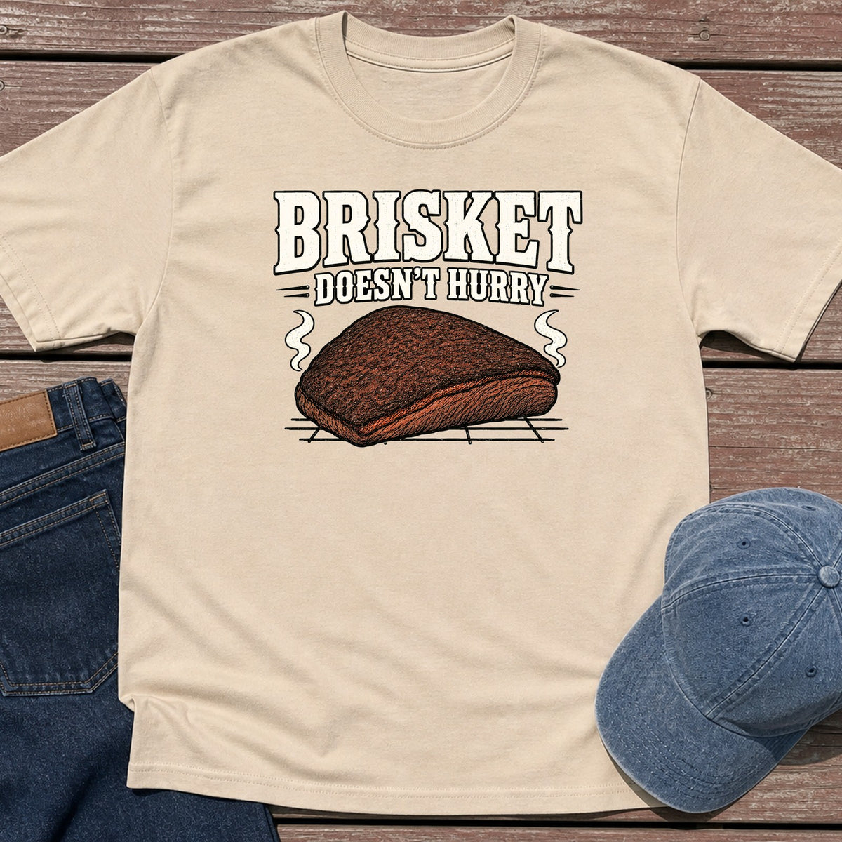 Brisket Hurry T-Shirt - Sand