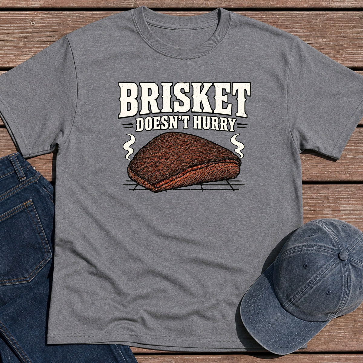 Brisket Hurry T-Shirt - Tweed