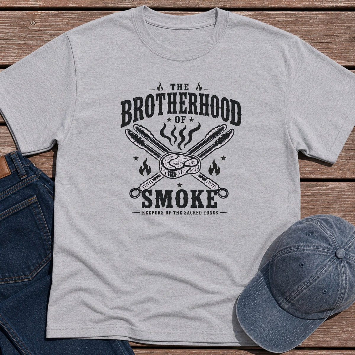 Brotherhood of Smoke T-Shirt - Sport Grey